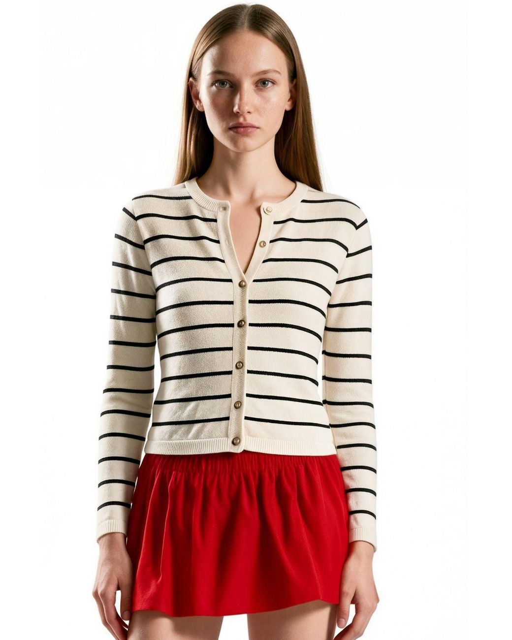 Busem Gebreide Cardigan in het Red