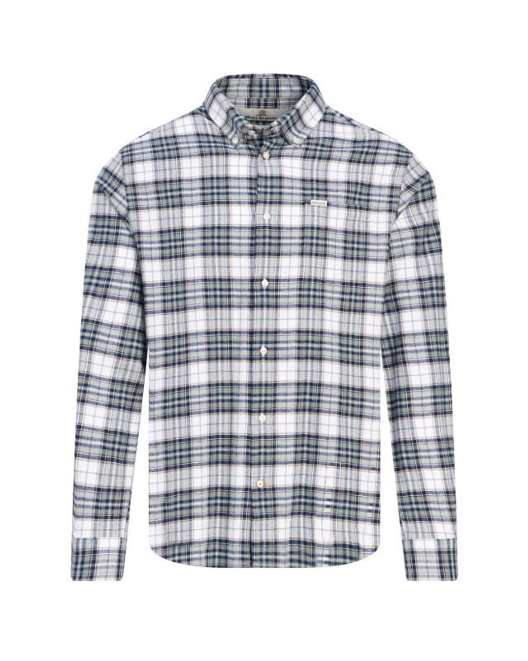 Barbour Casual Overhemd Donker in het Blue voor heren