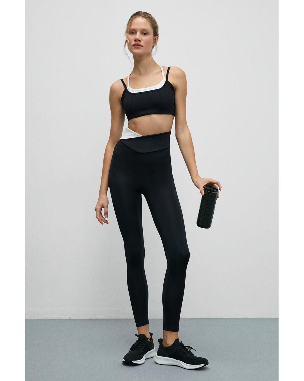 Grimelange Black High Waist Skinny Leggings