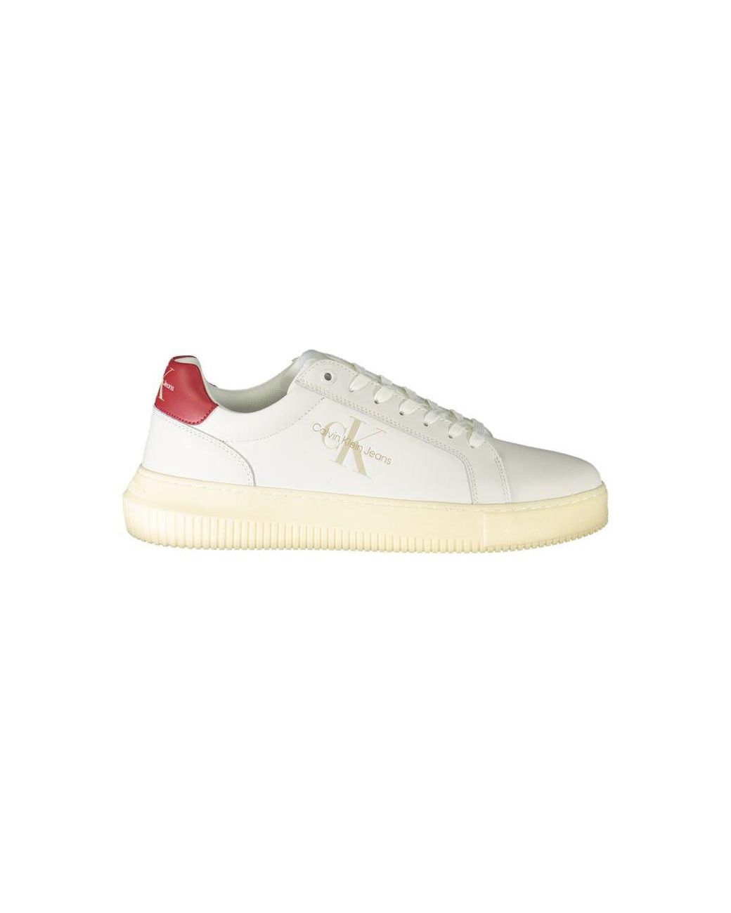 Calvin Klein Moderne Weiße Sneakers Modell Yw0Yw00022 in Multicolor für Herren