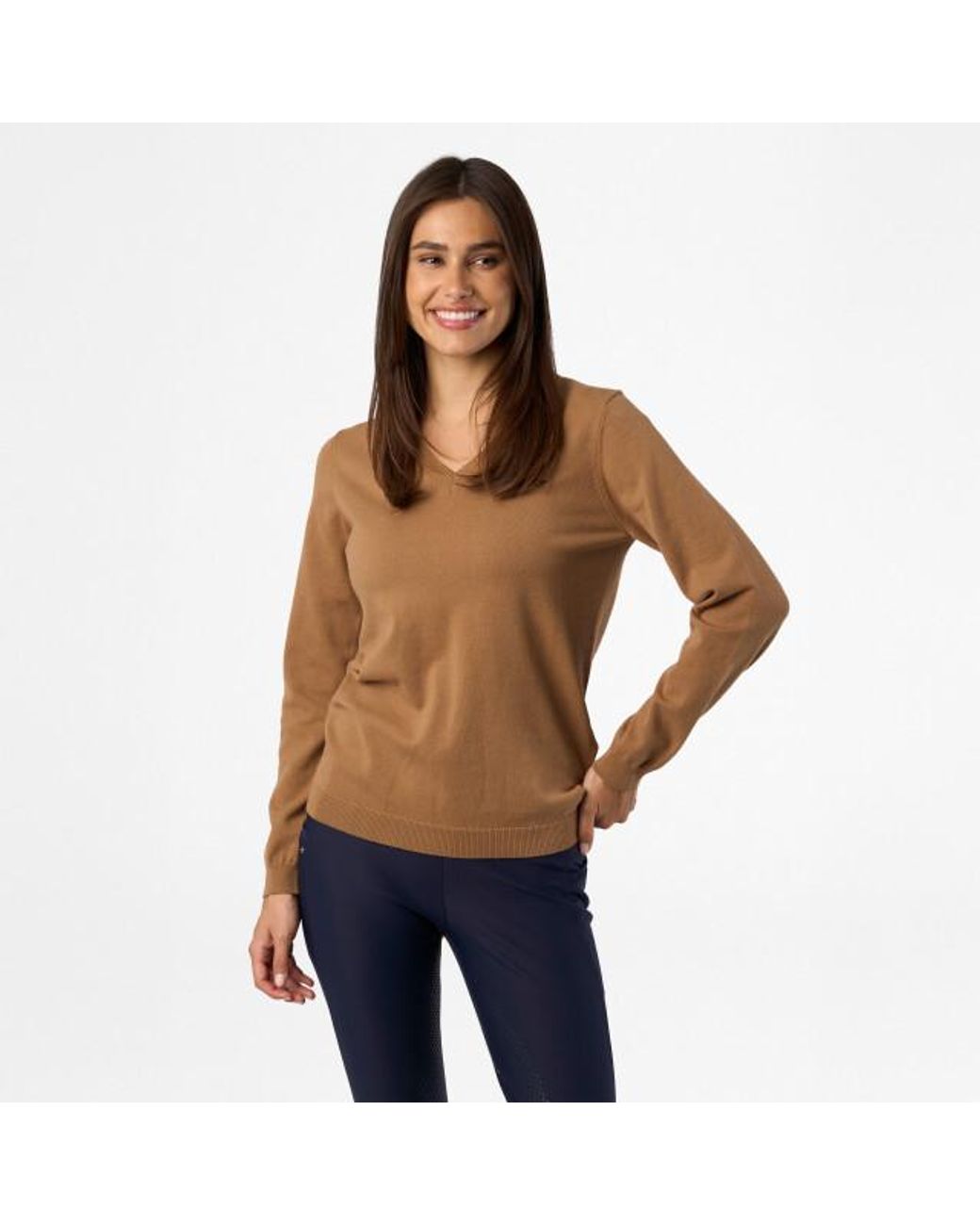 HV Polo Pullover Hvporalie in het Brown