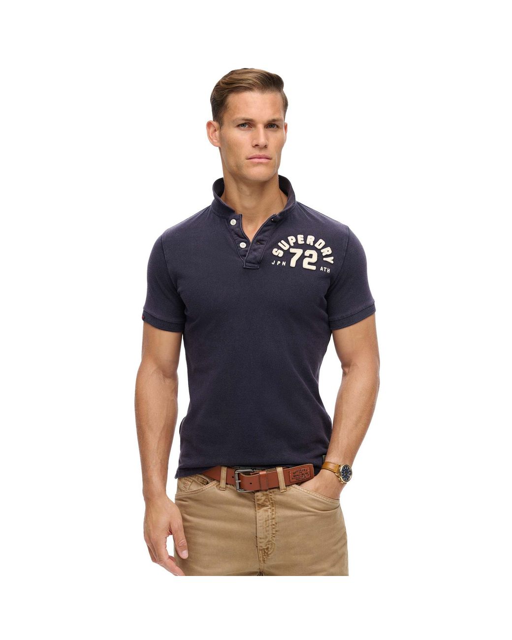 Superdry Poloshirt in het Blue voor heren