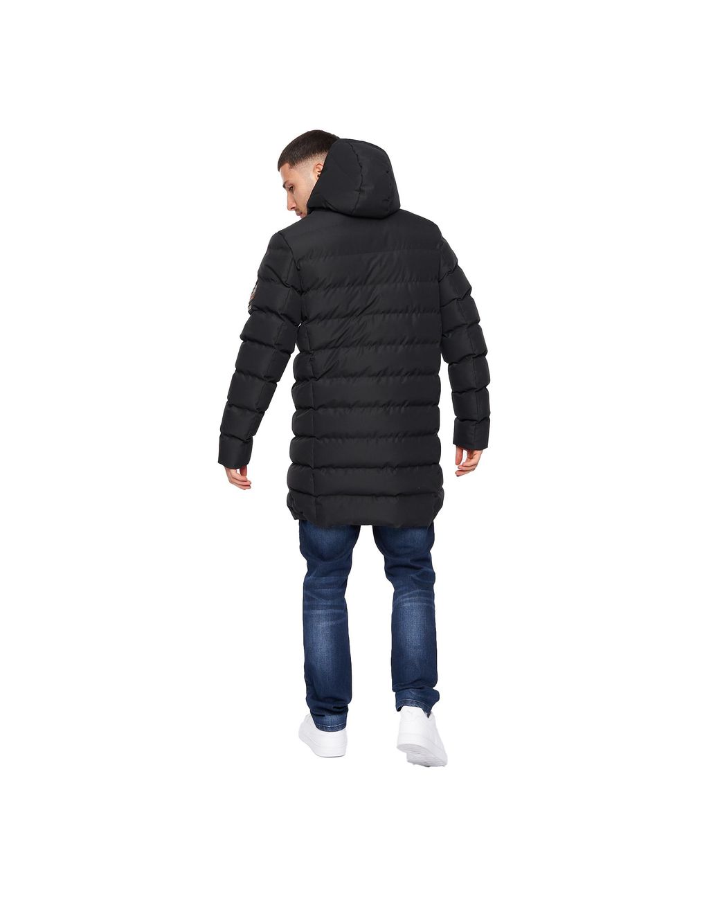 Crosshatch Longkamp Jas in het Black voor heren