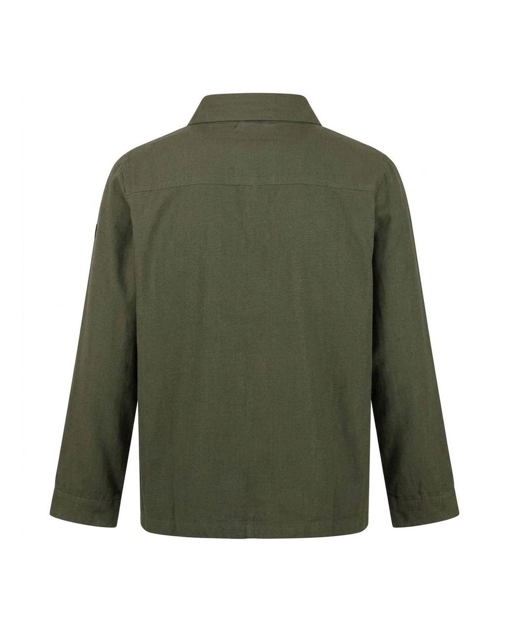 Regatta Jayden Effen Langarmshirt (Capulet) in het Green voor heren