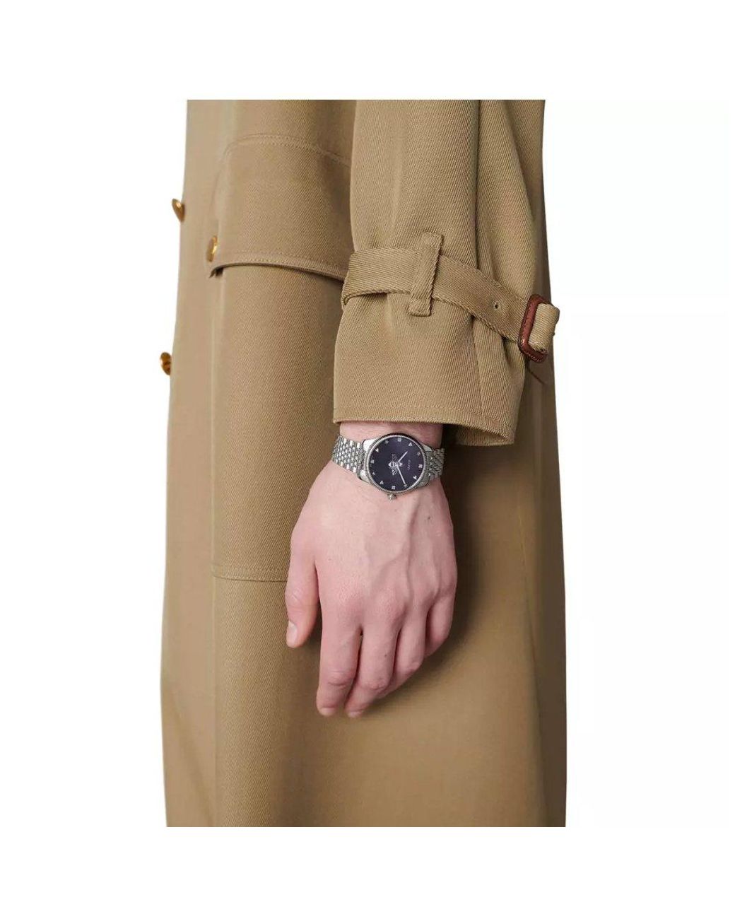 Gucci Ya1264154 G-Timeless Horloge in het Metallic