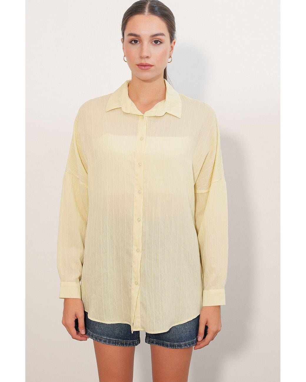Bigdart Blue Viscose Nylon Shirt