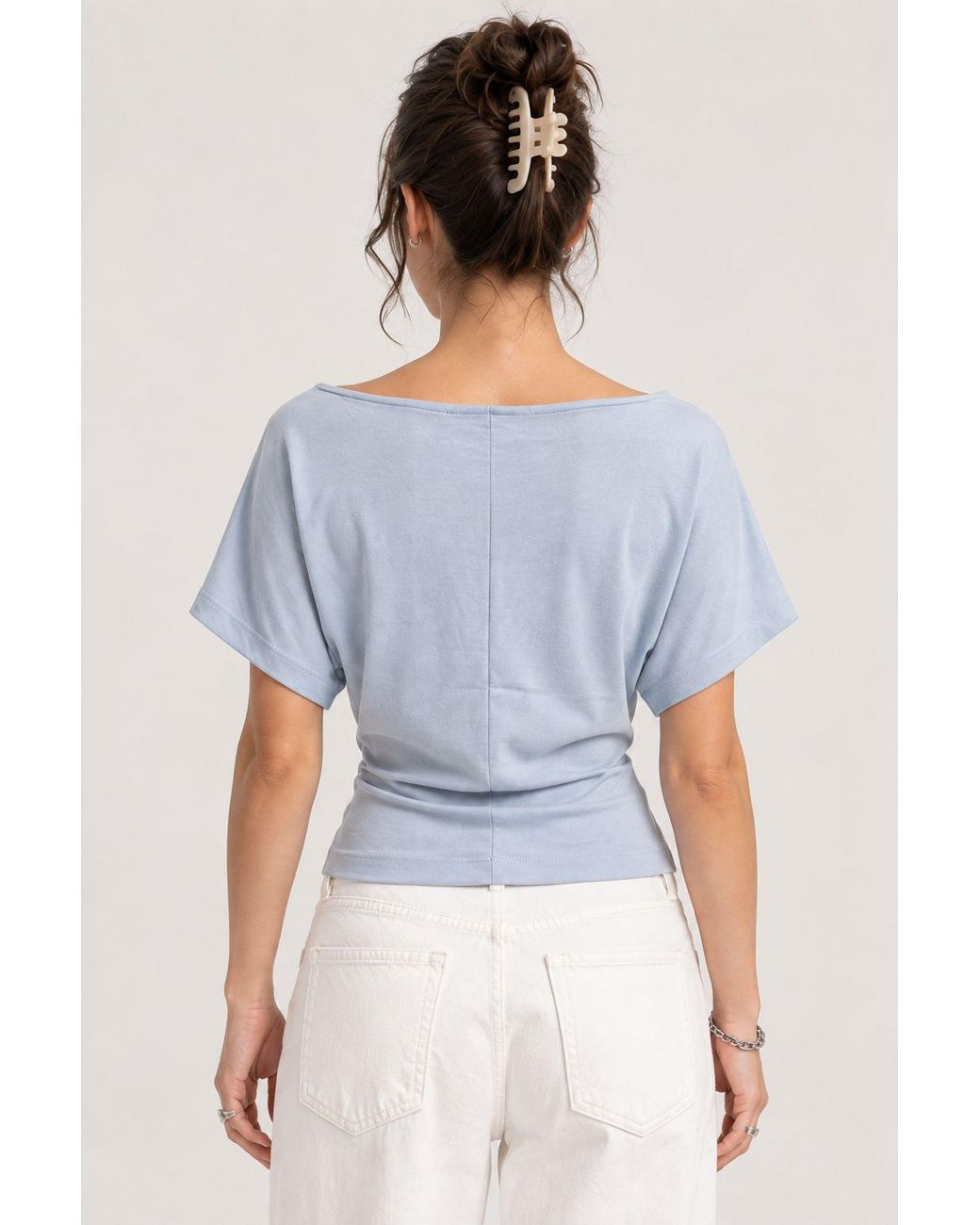 MixRay Katoenen Blouse in het Blue