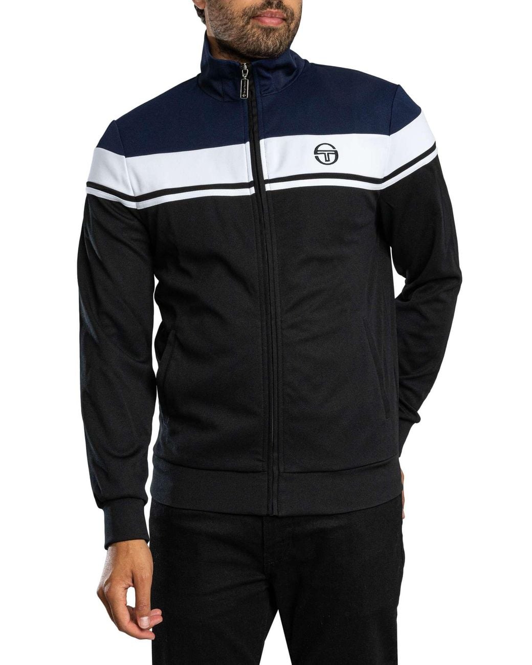 Sergio Tacchini Blue Damarindo Track Jacket for men