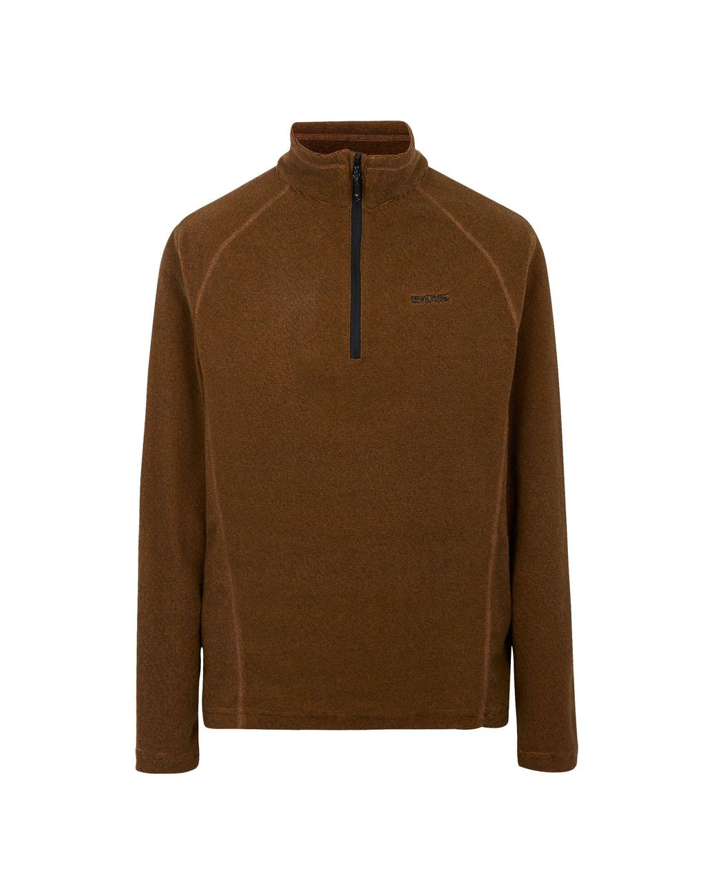 Regatta Brown Great Outdoors Montes Funnel Neck Fleece Jumper (Pumpkin Spice/ for men