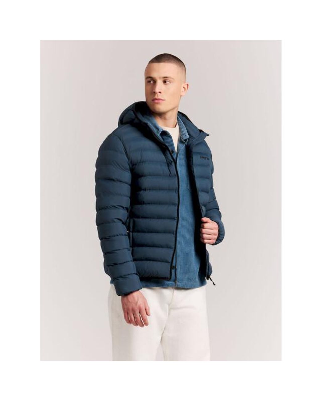 Protest Basso Outdoor Pufferjacket Functioneel Jack in het Blue voor heren
