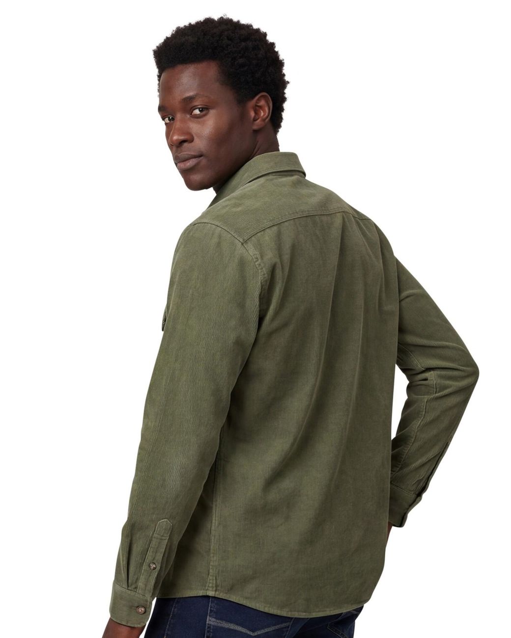 CASA MODA Overshirt in het Green voor heren