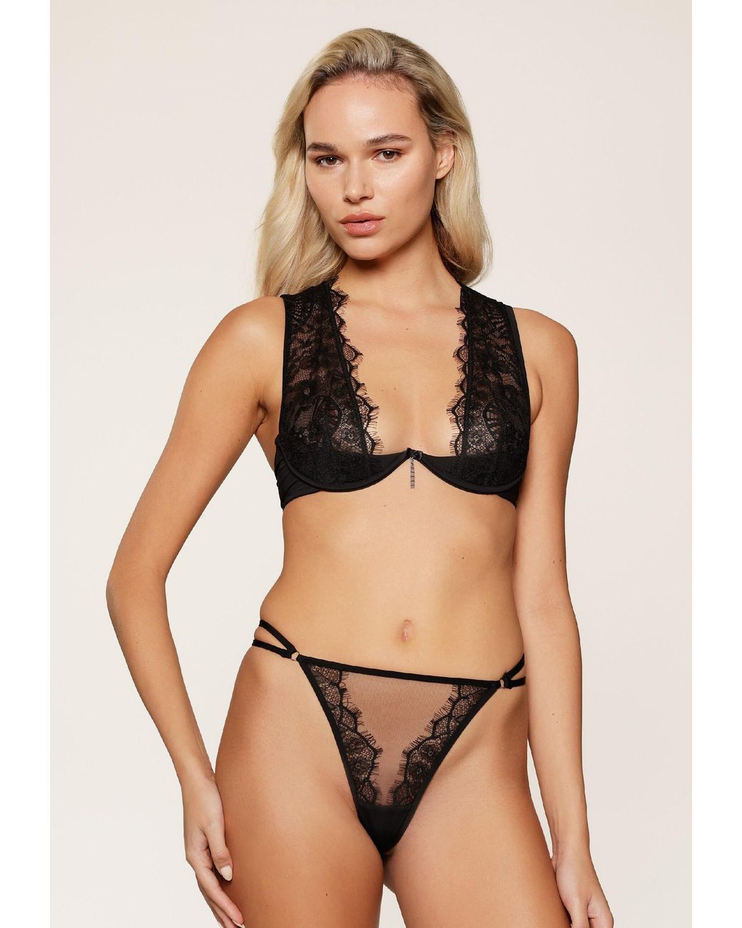Lingadore Beugel Bh Met String in het Black