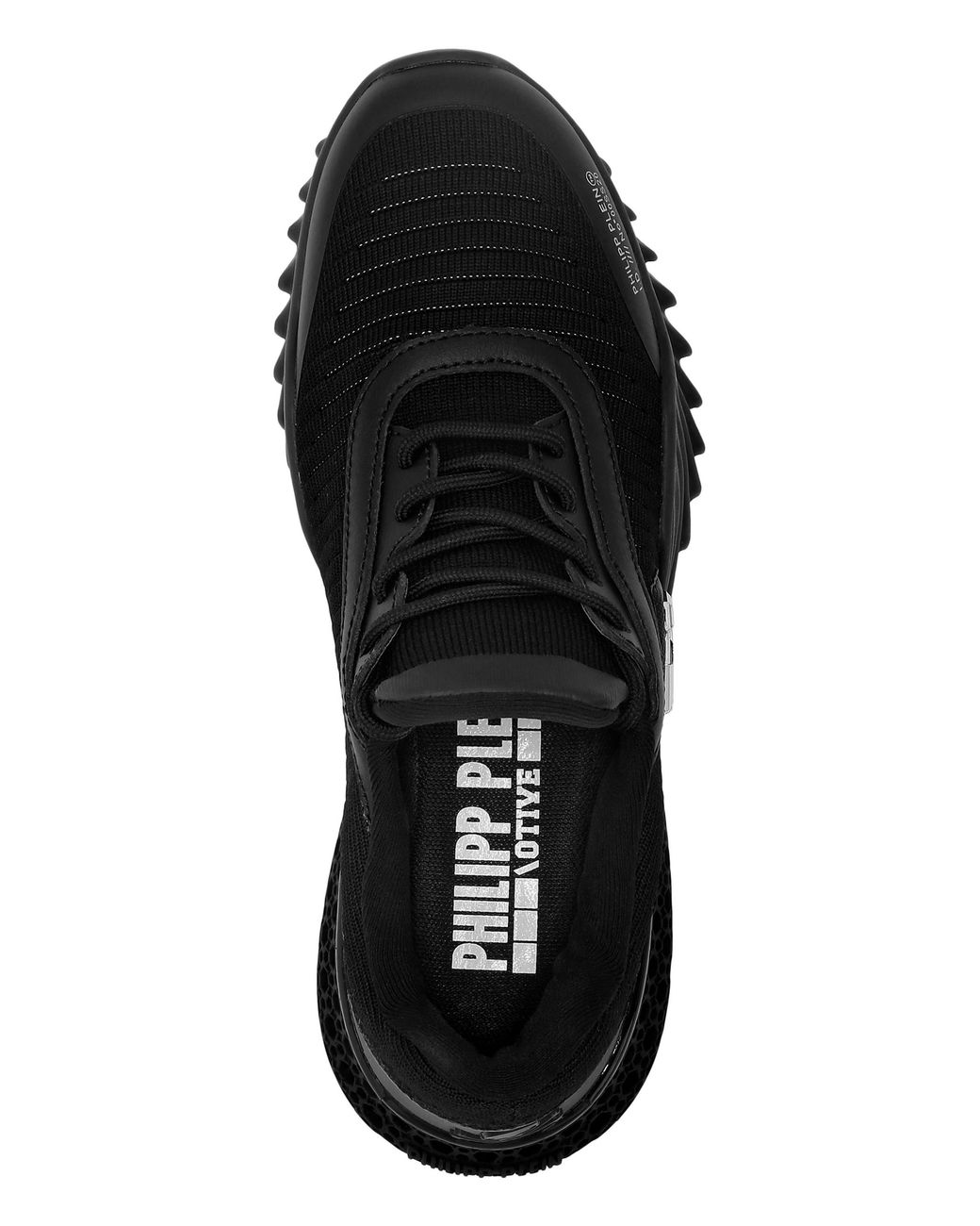 Philipp Plein Black Hexagon Sneaker
