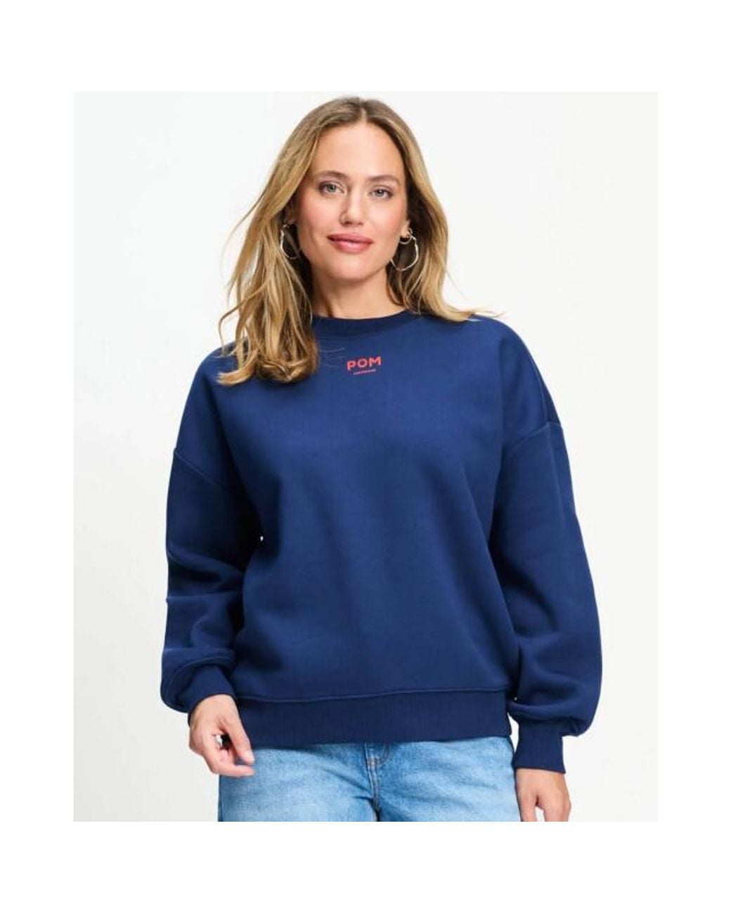 Pom Pullover Sp9823 in het Blue