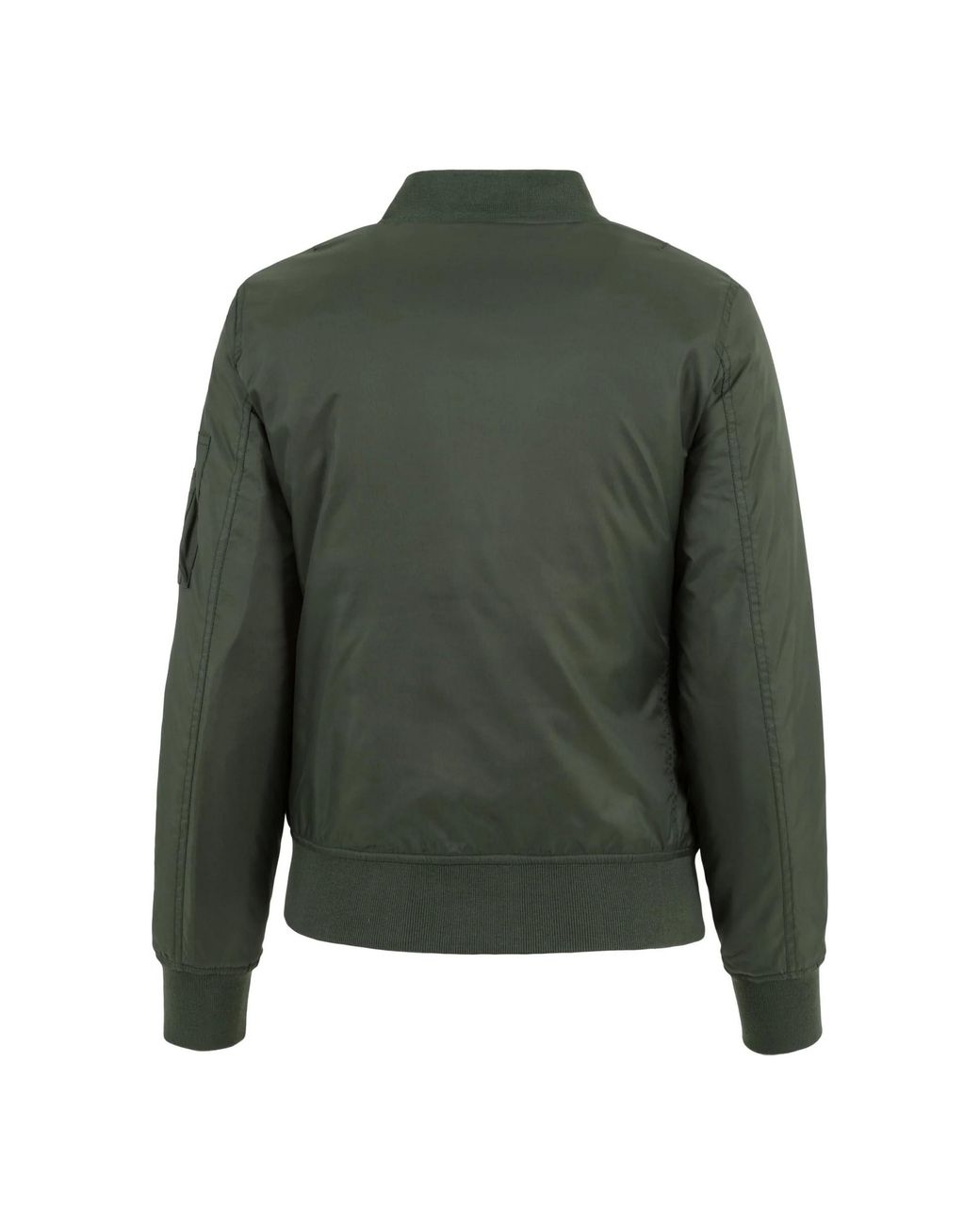 Urban Classics Basic Bomberjack (Olijf) in het Green