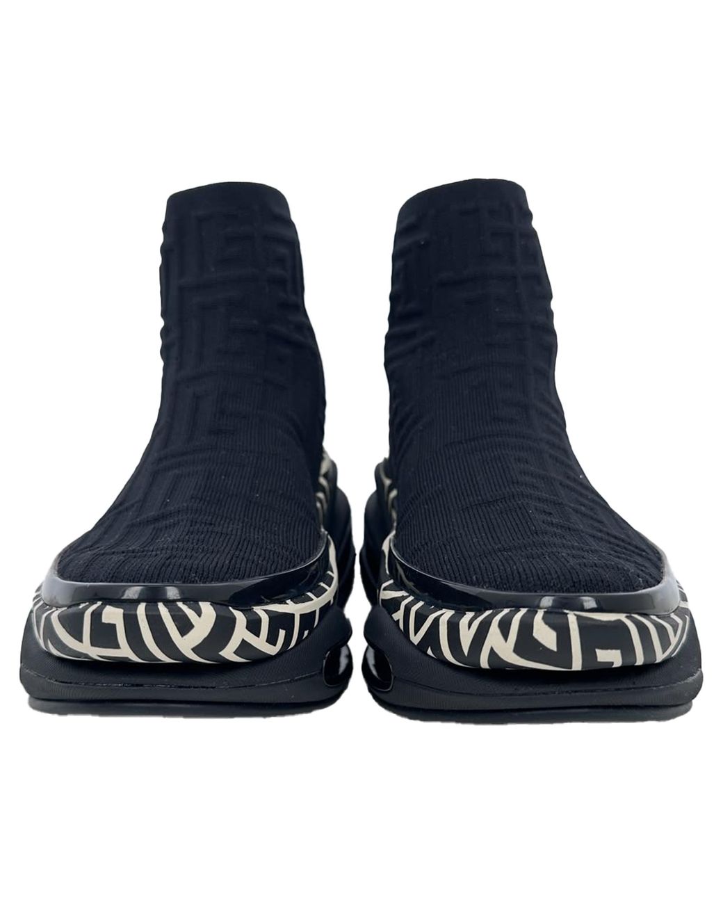 Balmain Blue B-Bold High-Top Sneakers for men