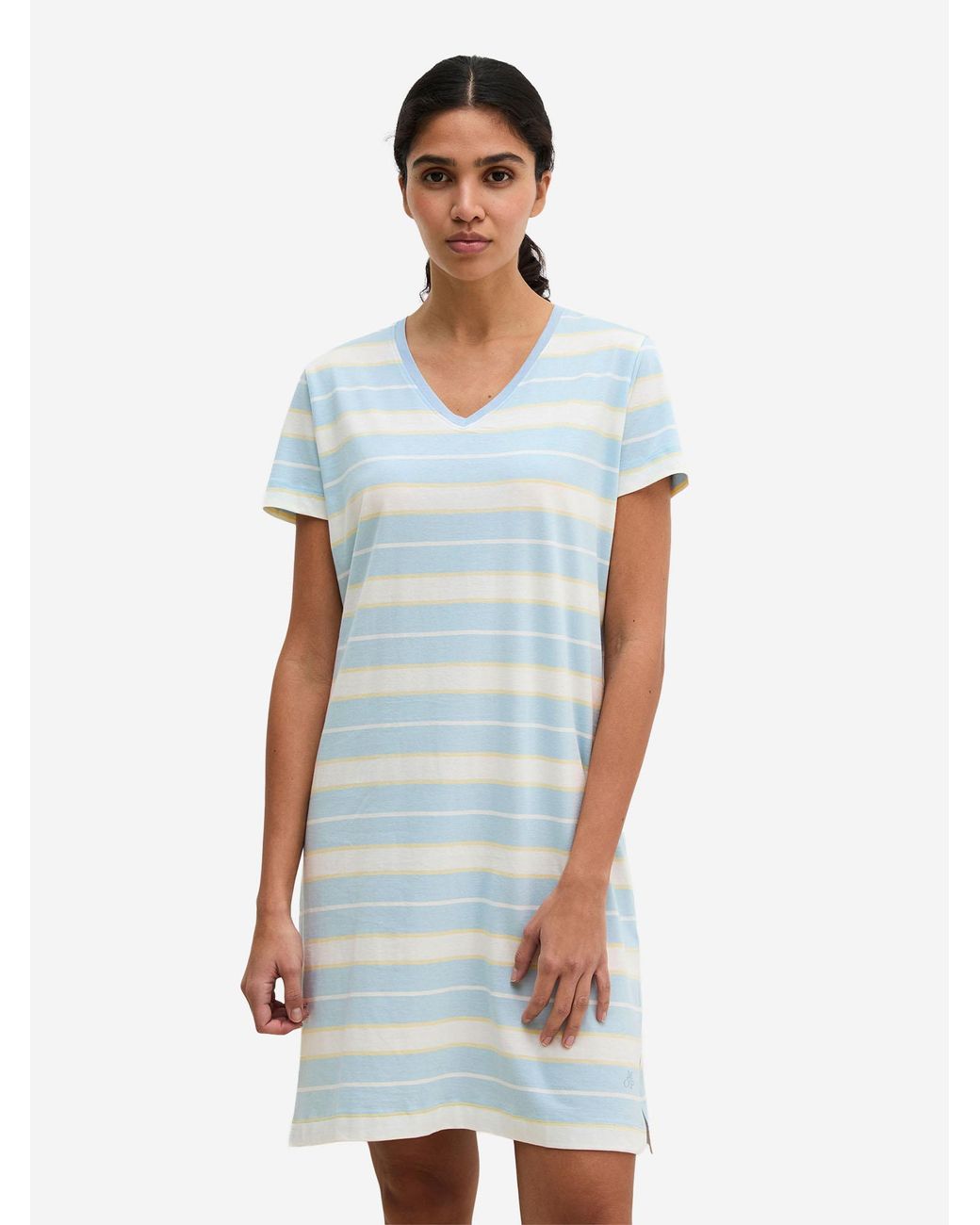 Marc O' Polo Marc O'Polo Vrouwen Nachthemd Mix N Match in het Blue