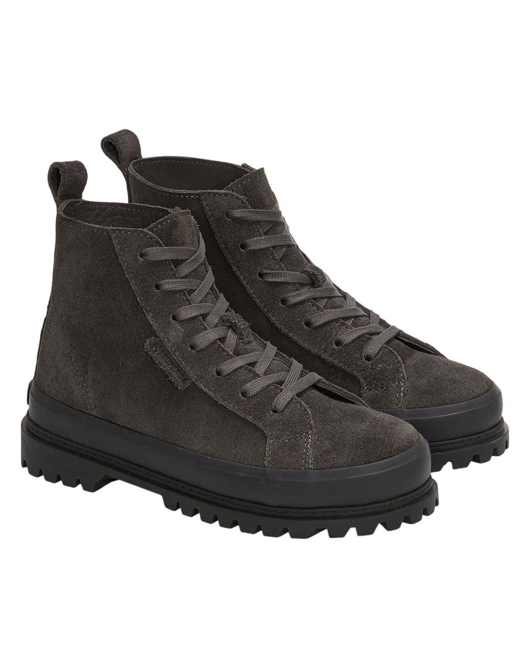 Superga Black Adult 2641 Alpina Suede Ankle Boots
