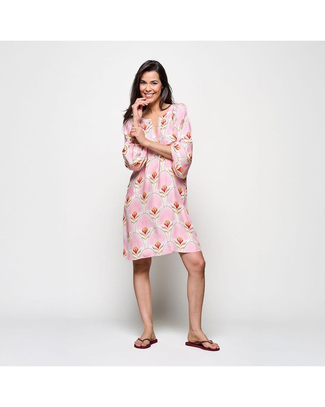 Mart Visser Cecilia Tuniek Lichtroze Multi in het Pink