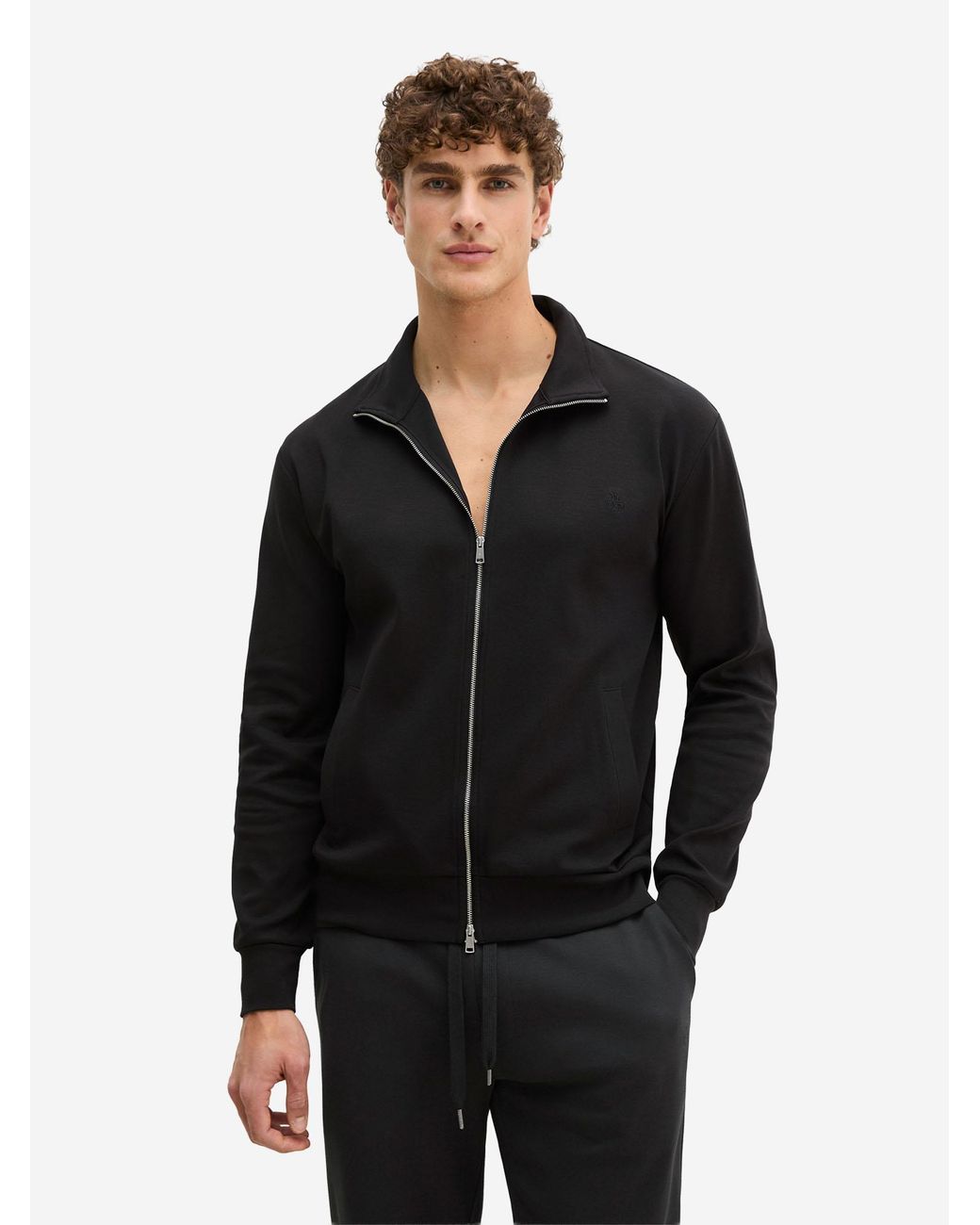 Marc O' Polo Marc O'Polo Mannen Sweatvest Mix N Match in het Black voor heren