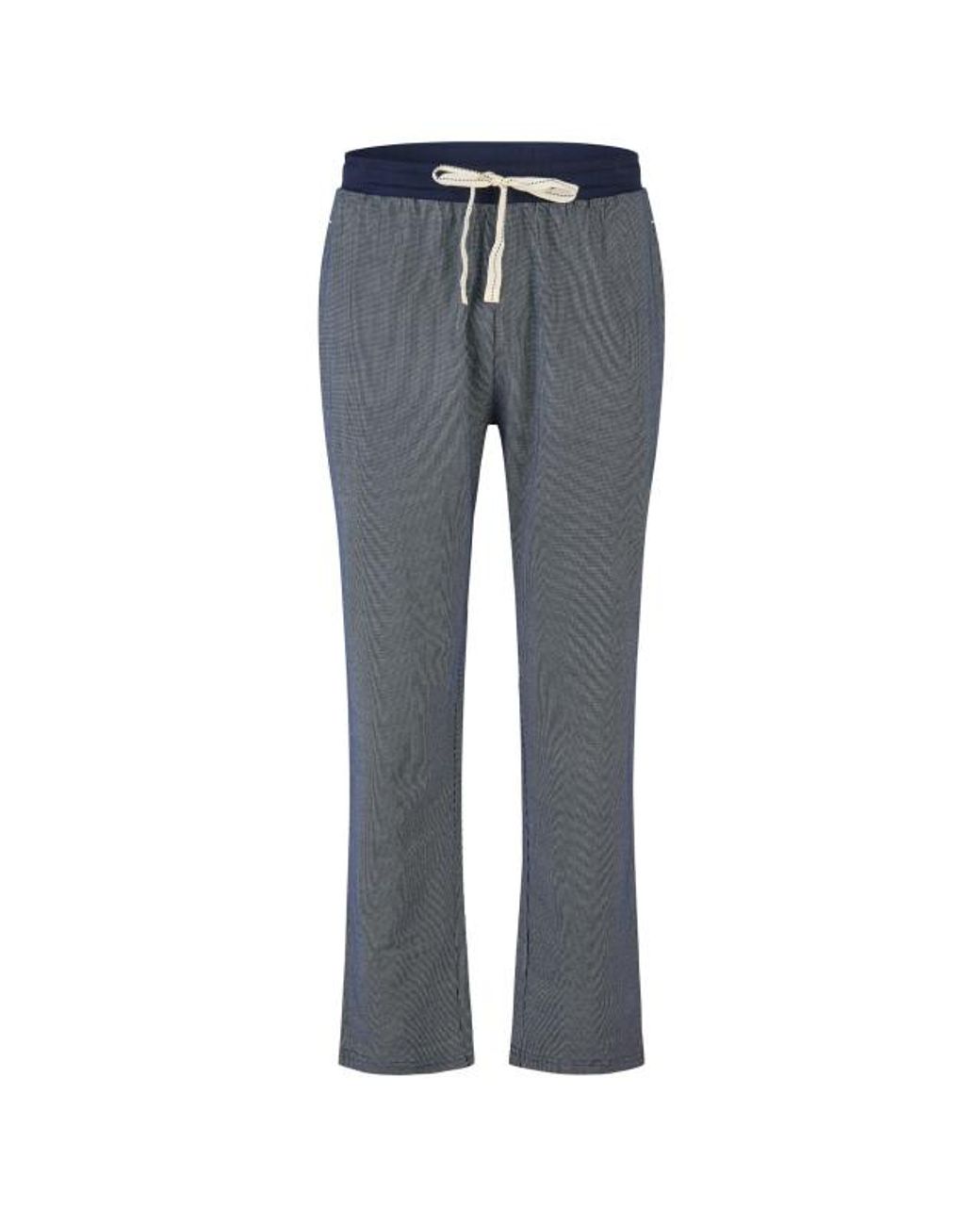 Phil & Co. Berlin Pyjama Set Lang Grijs/Blauw in het Gray voor heren