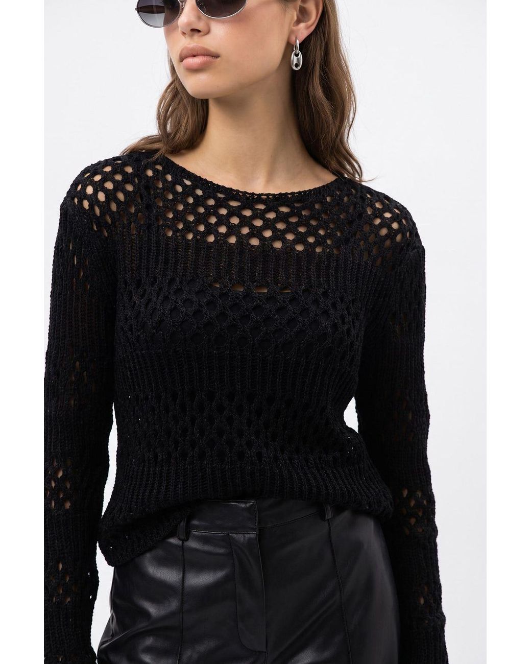MixRay Black Damen Strickpullover