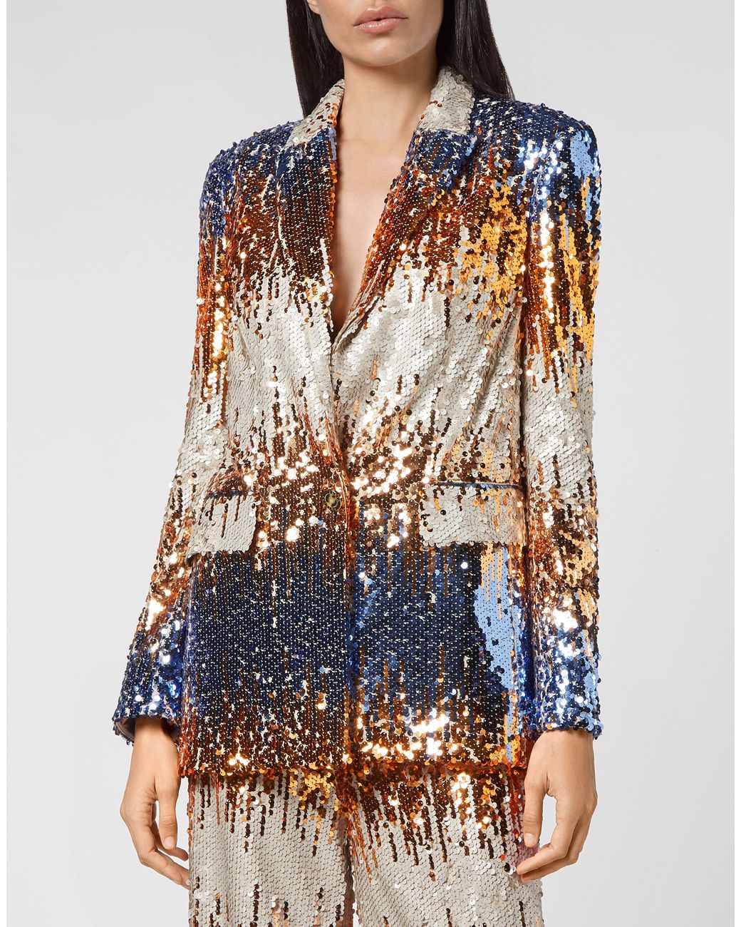 Philipp Plein Blazer Gothic Plein in het Blue