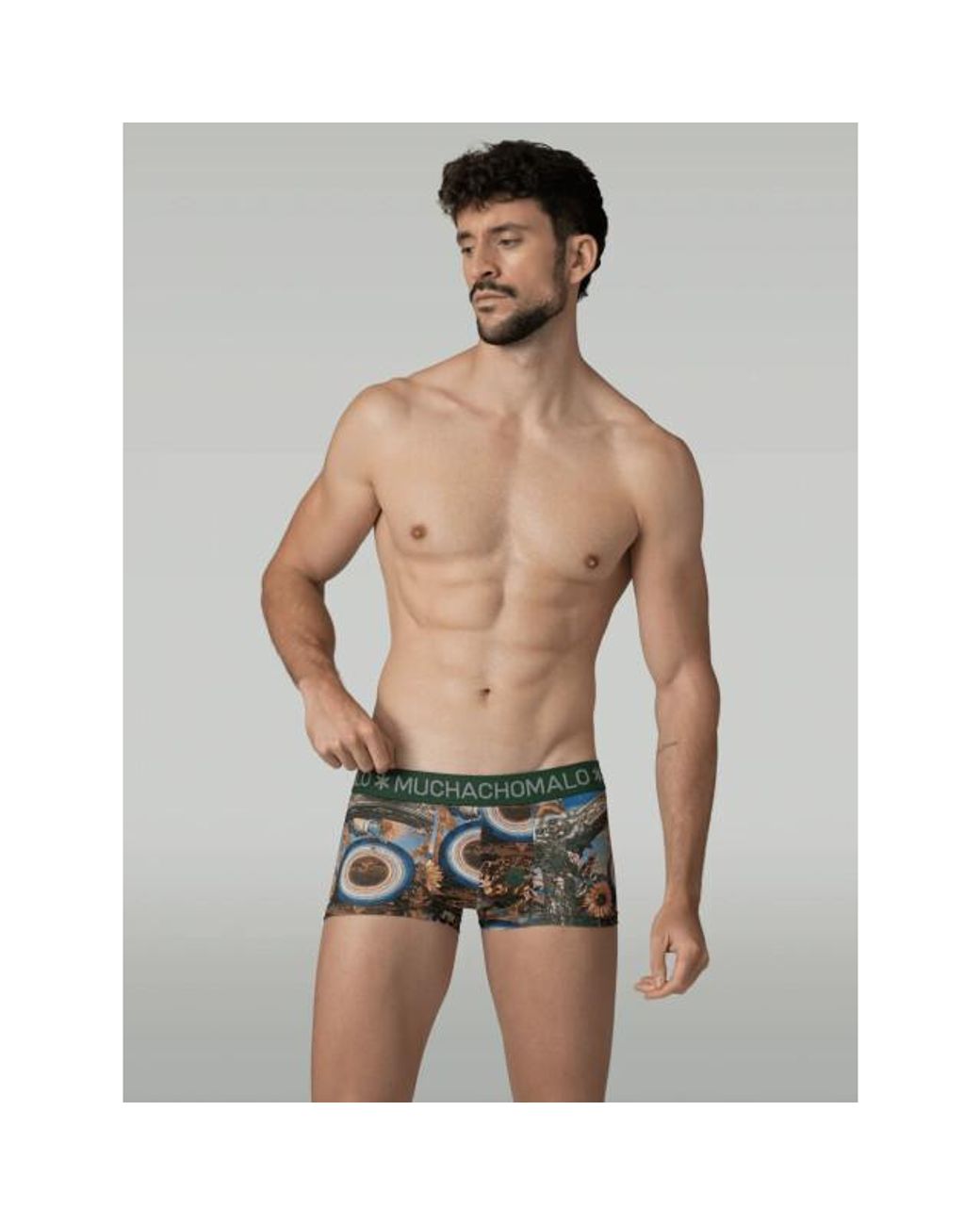 MUCHACHOMALO 2-Pack Trunks Premodern in het Green voor heren