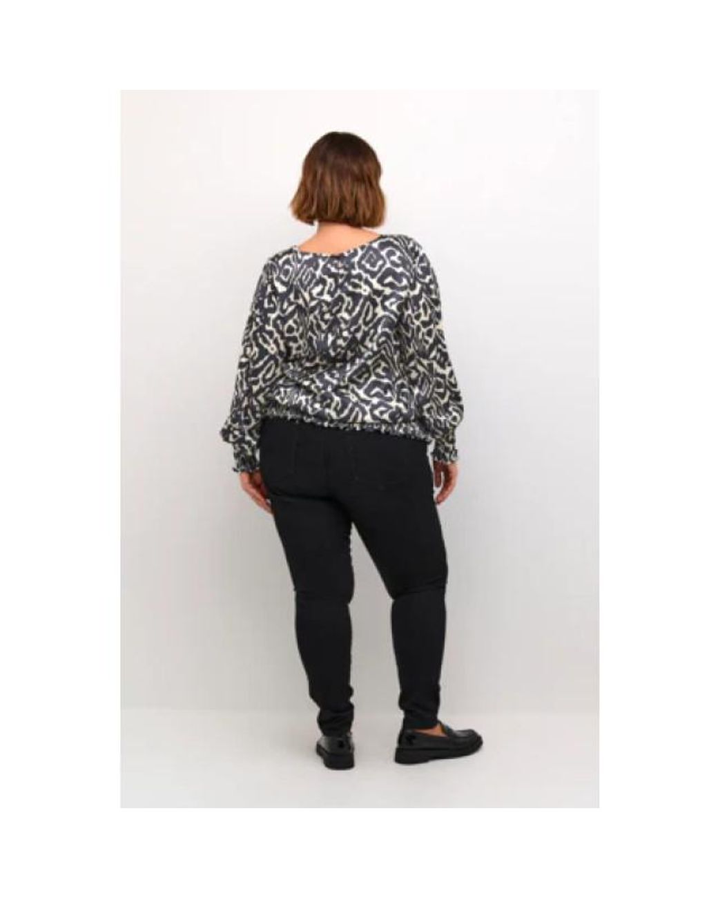 Kaffe Kcmathilda Blouse in het Black