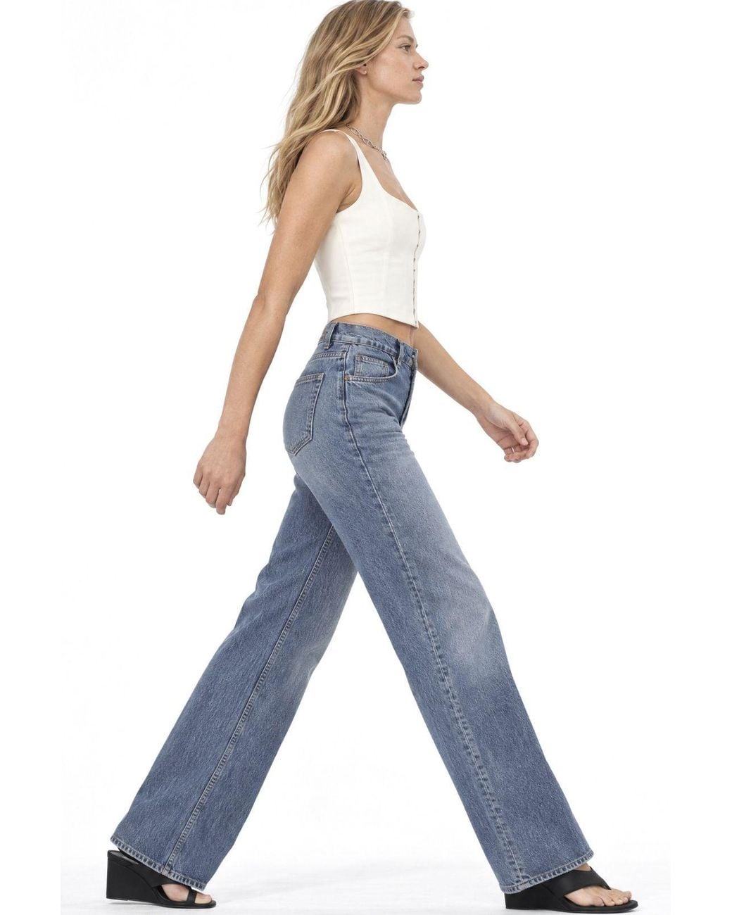 Squalo Blue Cotton Pants