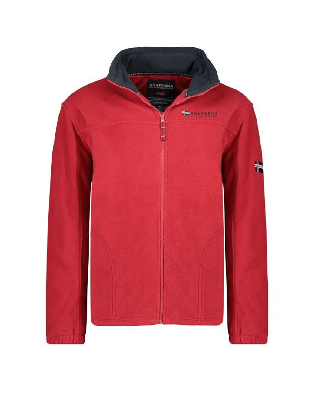 GEOGRAPHICAL NORWAY Anapurna Fleece Vest Uranium in het Red voor heren
