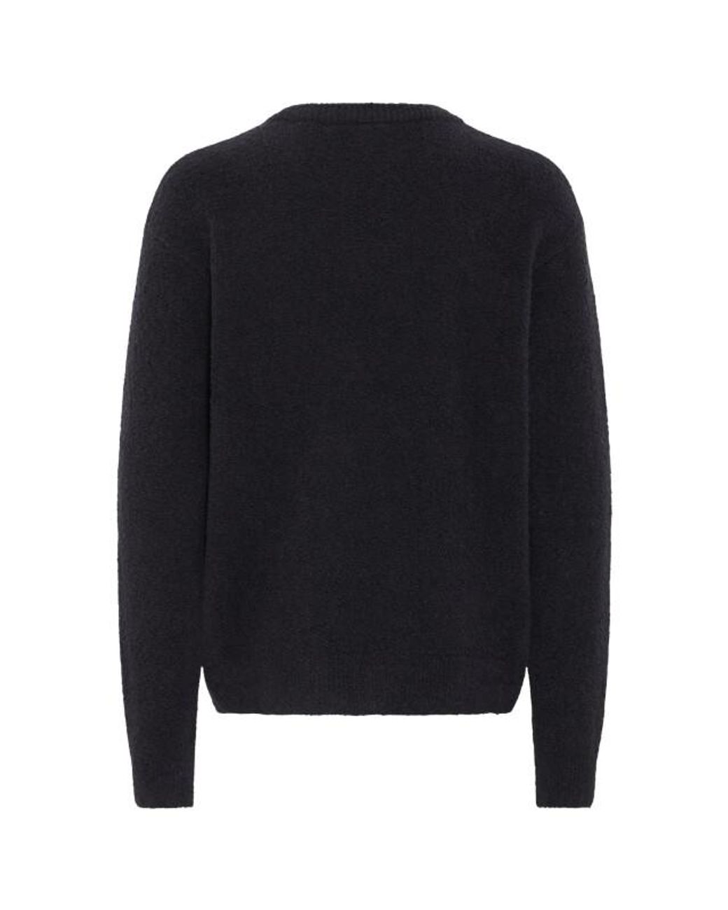 Solid Solid Casual Sweater in het Blue voor heren