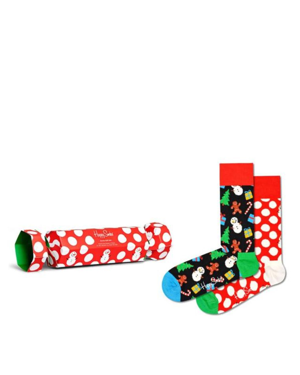 Happy Socks Candy Cane & Cocoa Gift Set in het Red voor heren