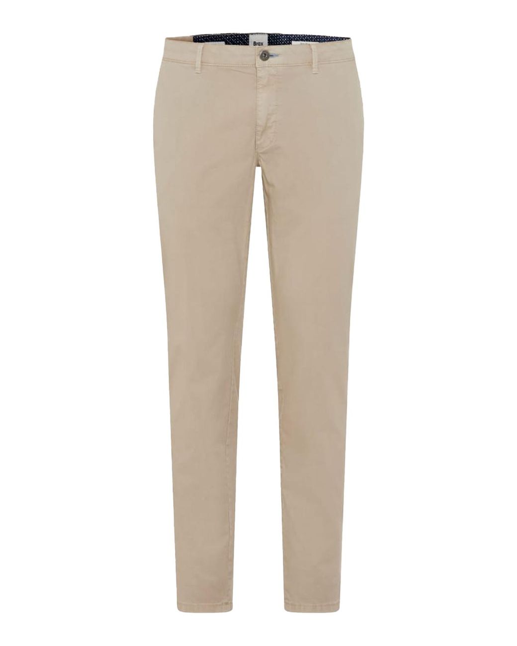 Brax Pantalon Effen in het Natural voor heren