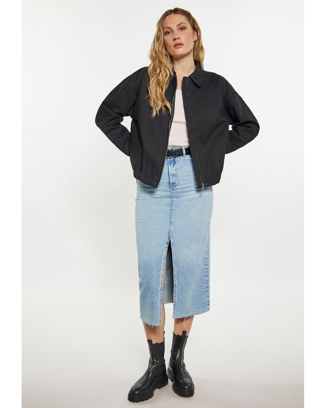 Dreimaster Blouson Dames Zwart in het Black