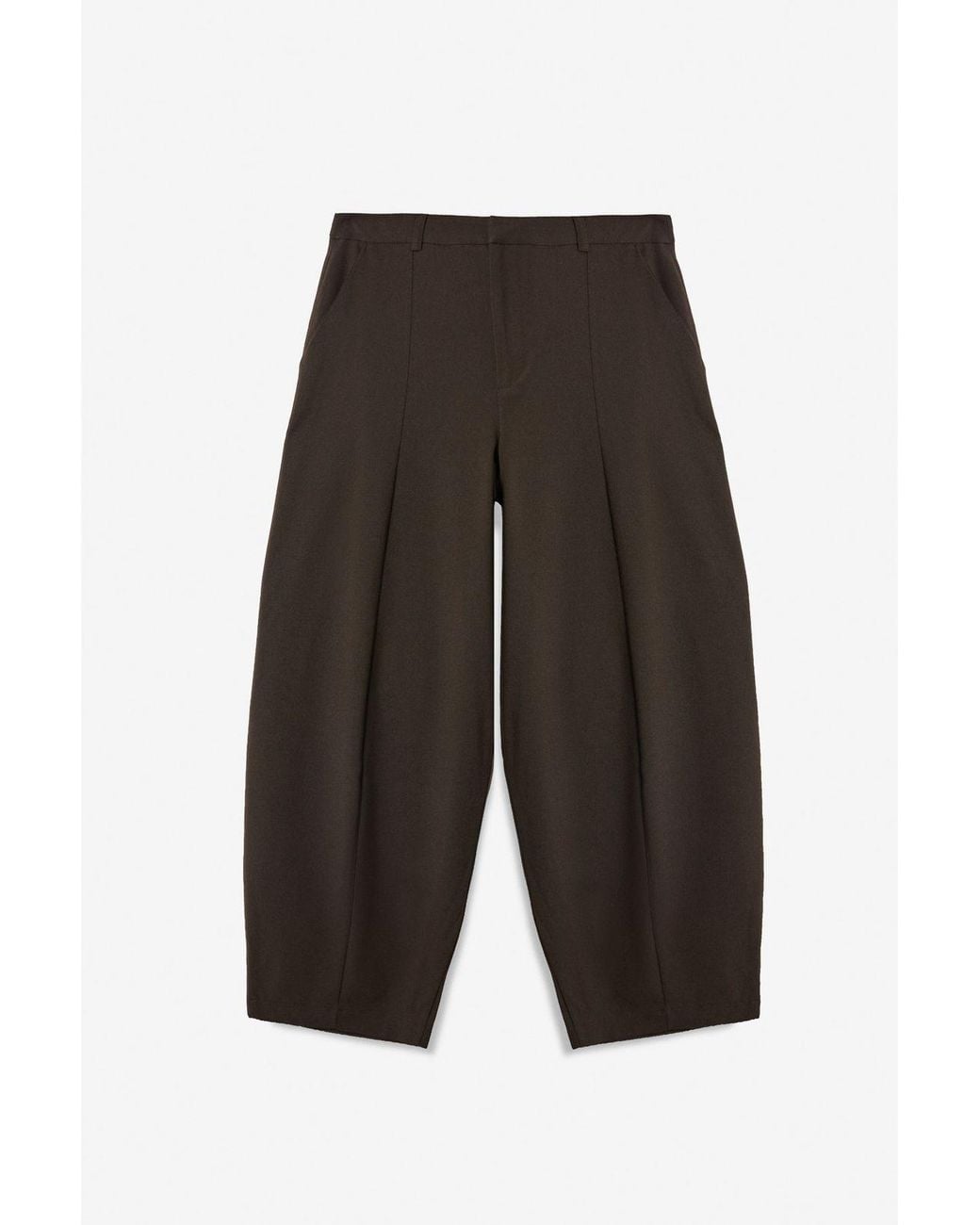 Grimelange White Straight-Leg Pull-On Pants