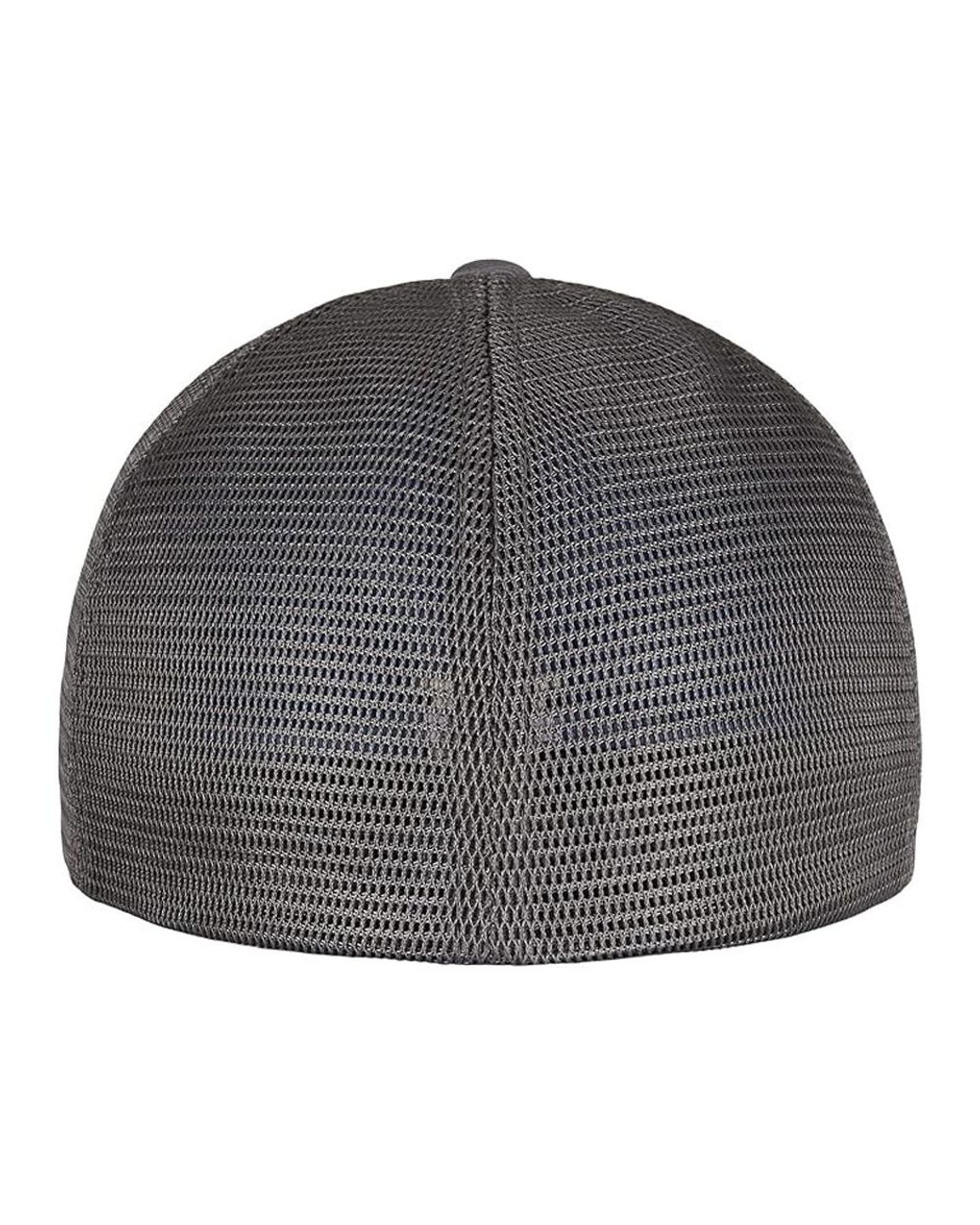 Flexfit Gray "360 Omnimesh" Baseball-Mütze