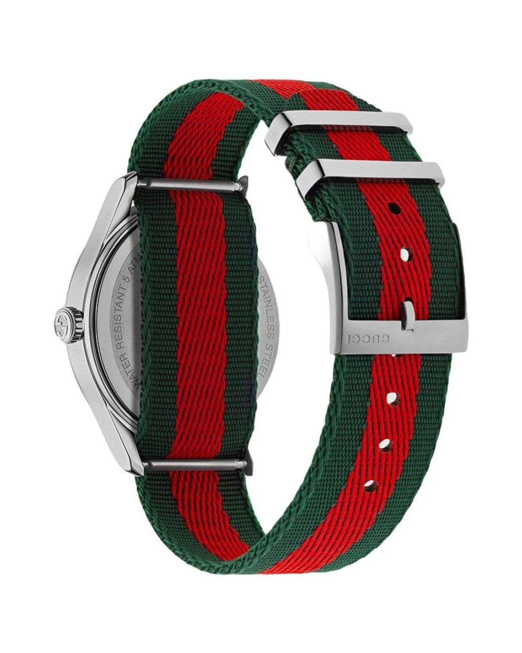 Gucci G-Timeless Bee Herenhorloge Met Stoffen Band in het Green voor heren