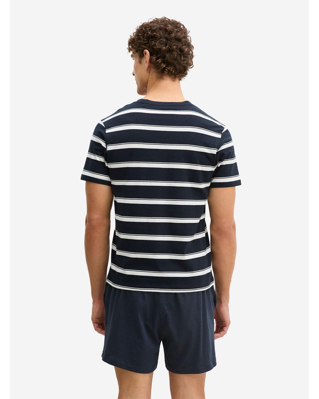 Marc O' Polo Marc O'Polo Mannen Pyjama Mix N Match in het Blue voor heren