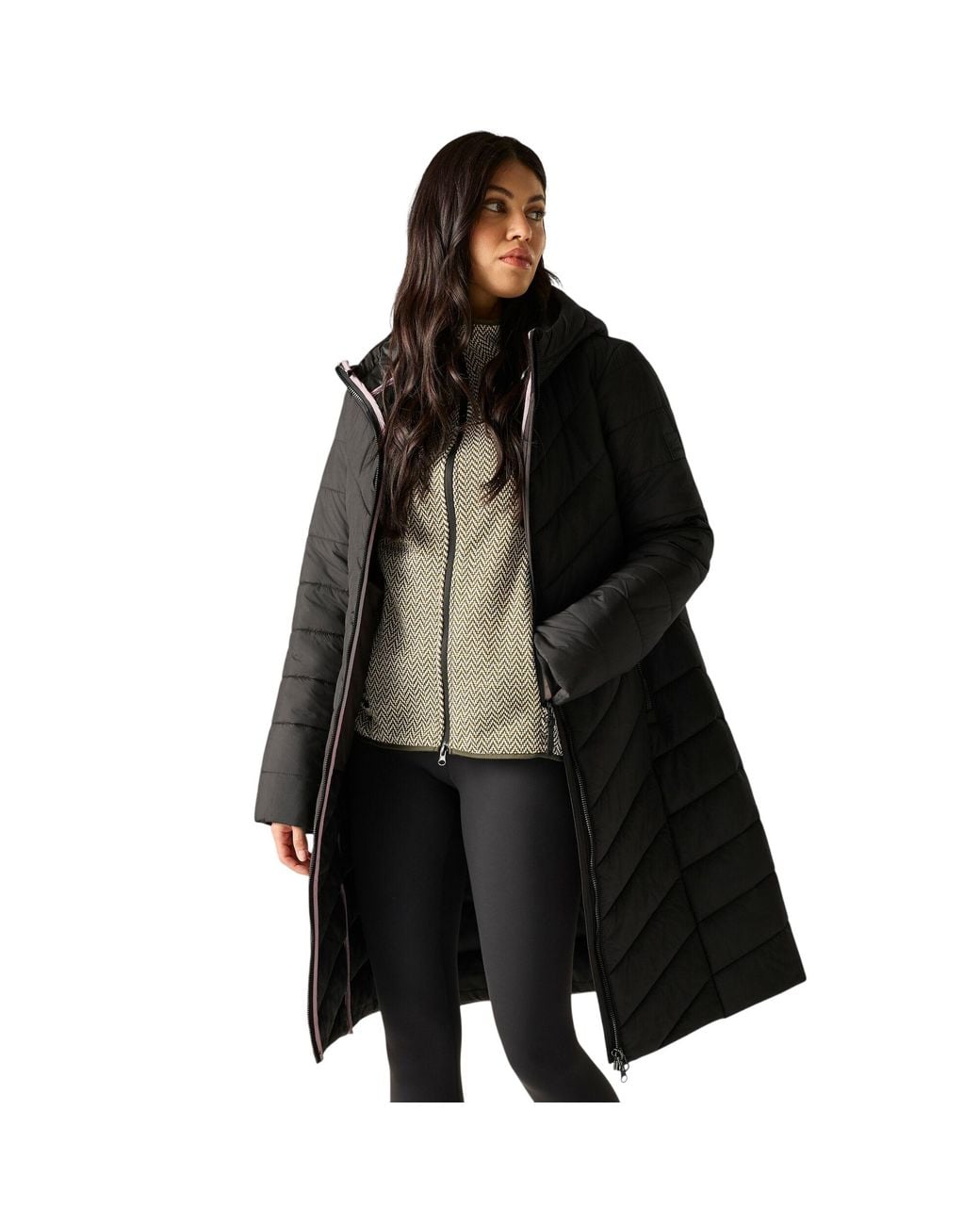Regatta Black Ladies Adela Padded Jacket