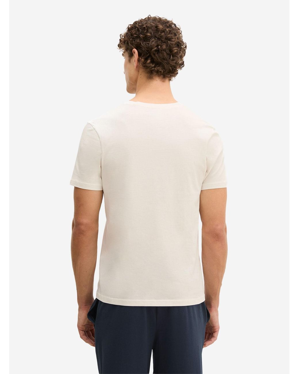 Marc O' Polo Marc O'Polo Mannen T-Shirt Mix N Match in het White voor heren