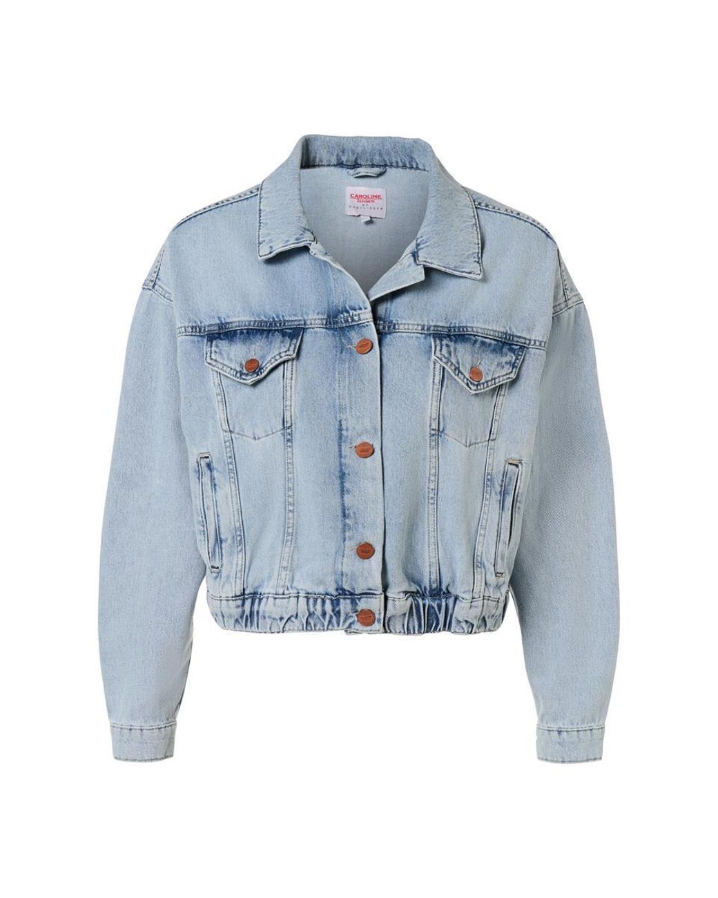 Mart Visser Caroline Tensen Oversized Helsinki Denim Jacket Licht Blauw in het Blue