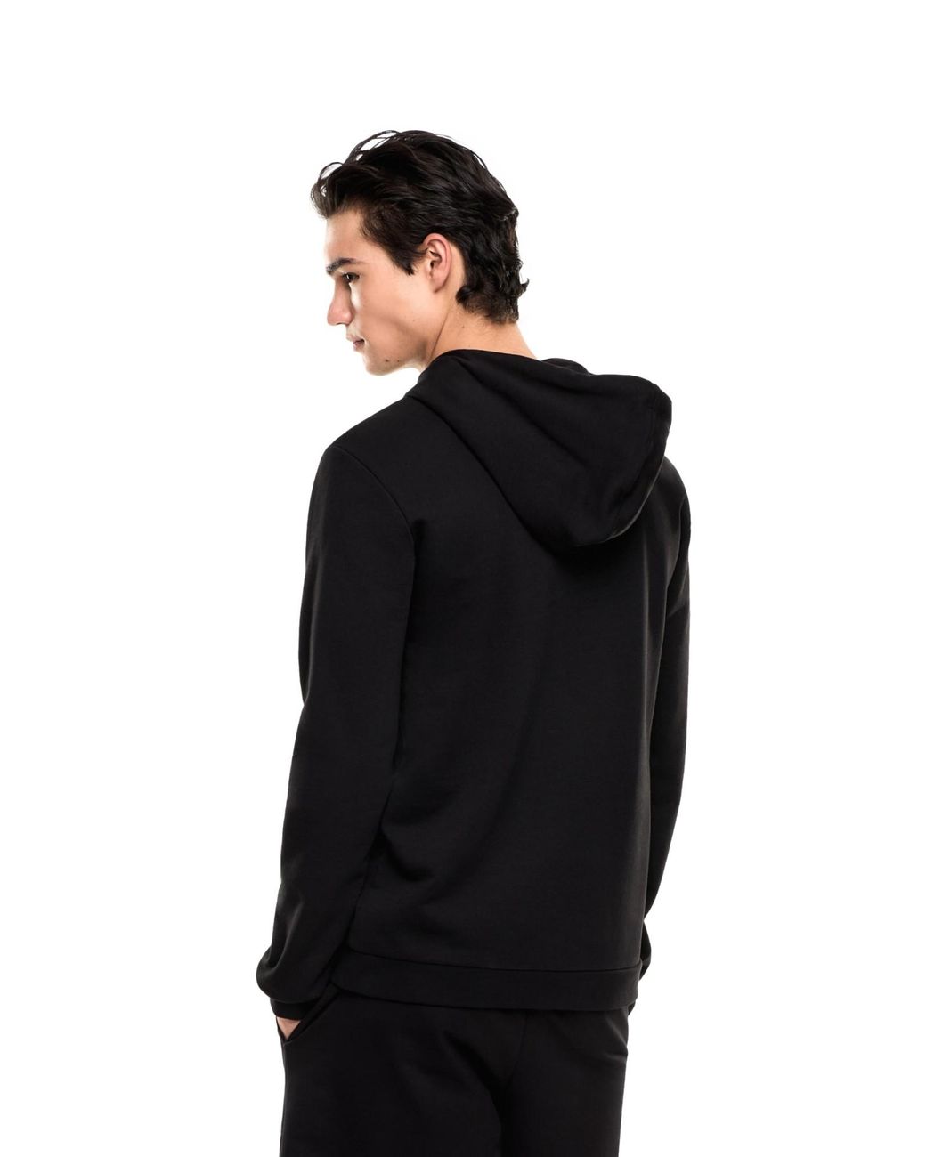 EA7 Hoodie in het Black voor heren