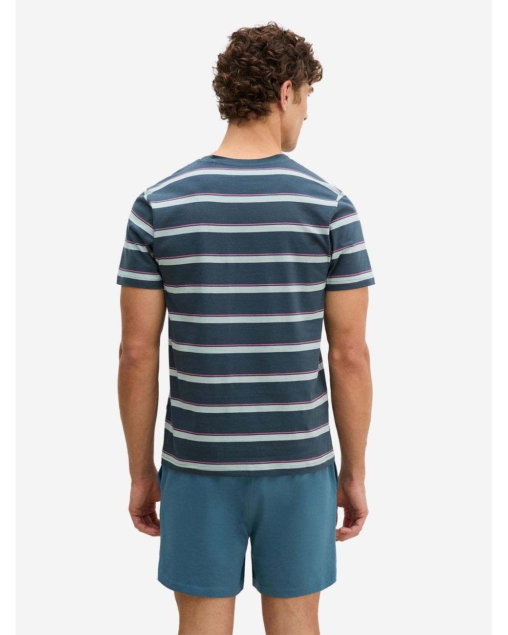 Marc O' Polo Marc O'Polo Mannen Pyjama Mix N Match in het Blue voor heren