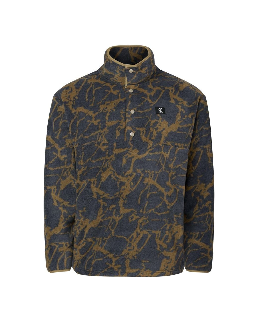 Dare 2b Gray Cracked Effect Fleece Jacket (Martini) for men