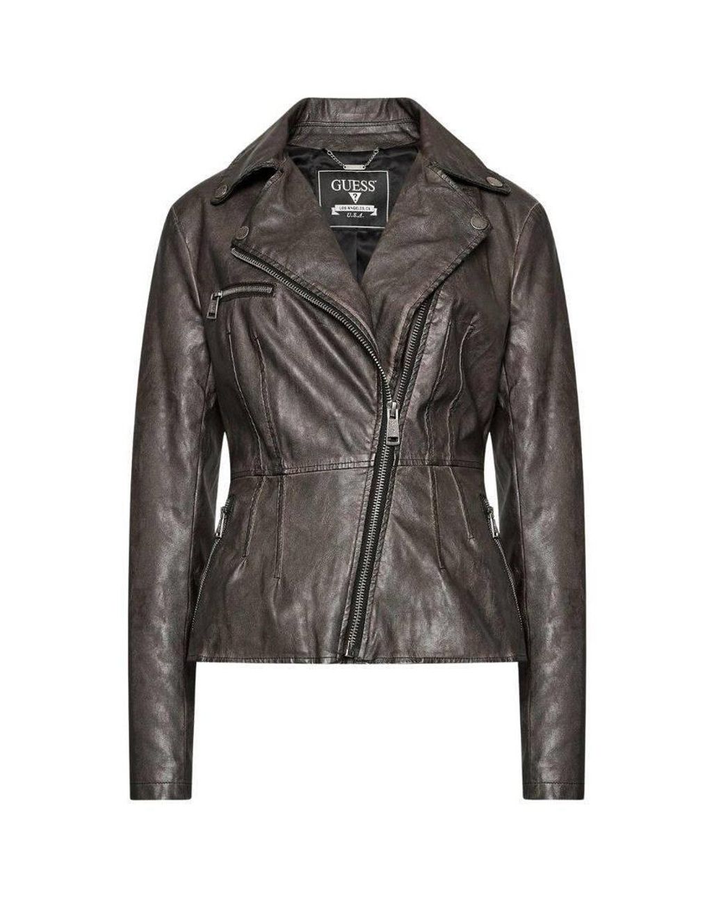Guess Logo Slim Jacket in het Black