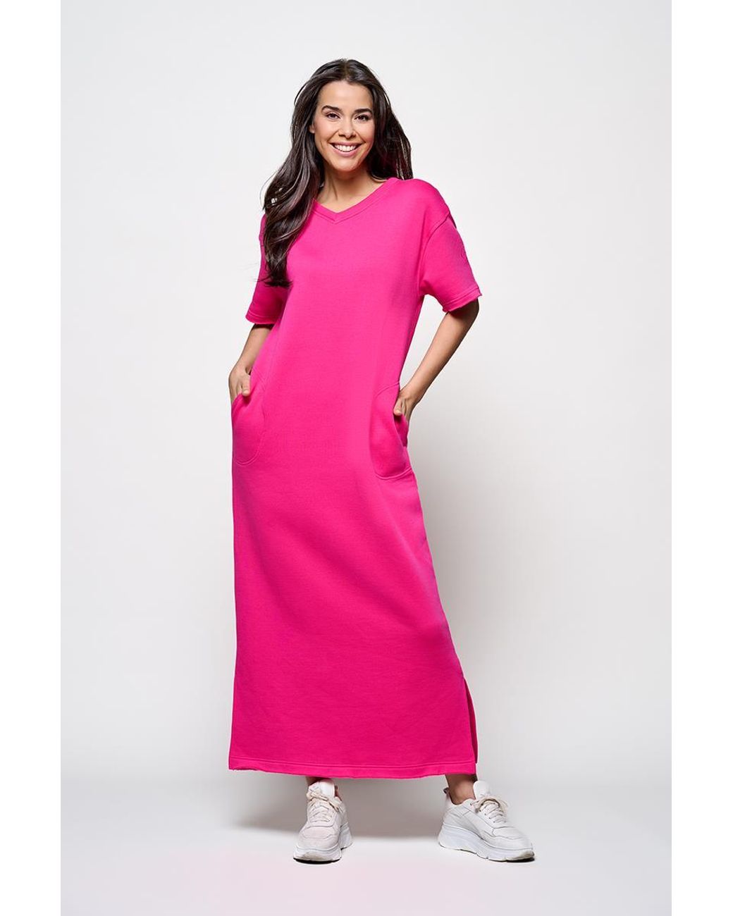 Mart Visser Caroline Tensen Ella Sweat Jurk in het Pink