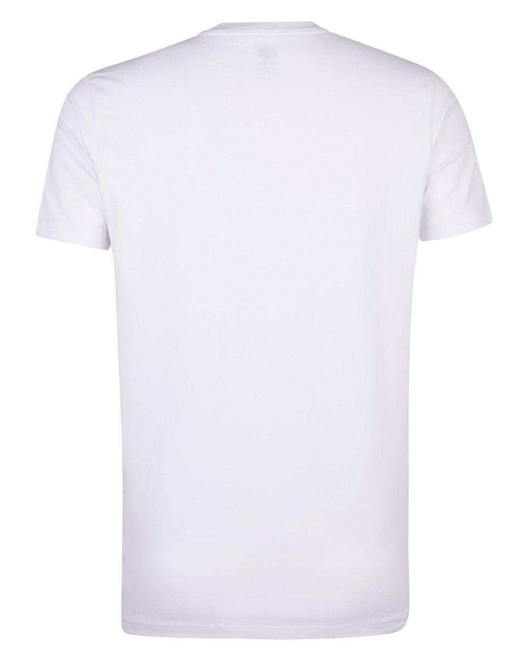 Petrol Industries 2-Pack Basic T-Shirt Ronde Hals Pioneer in het White voor heren