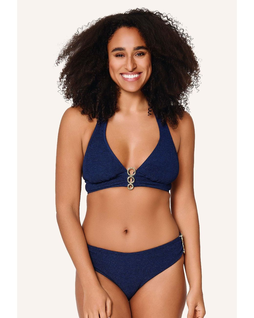 Lingadore Triangel Bikini Set in het Blue