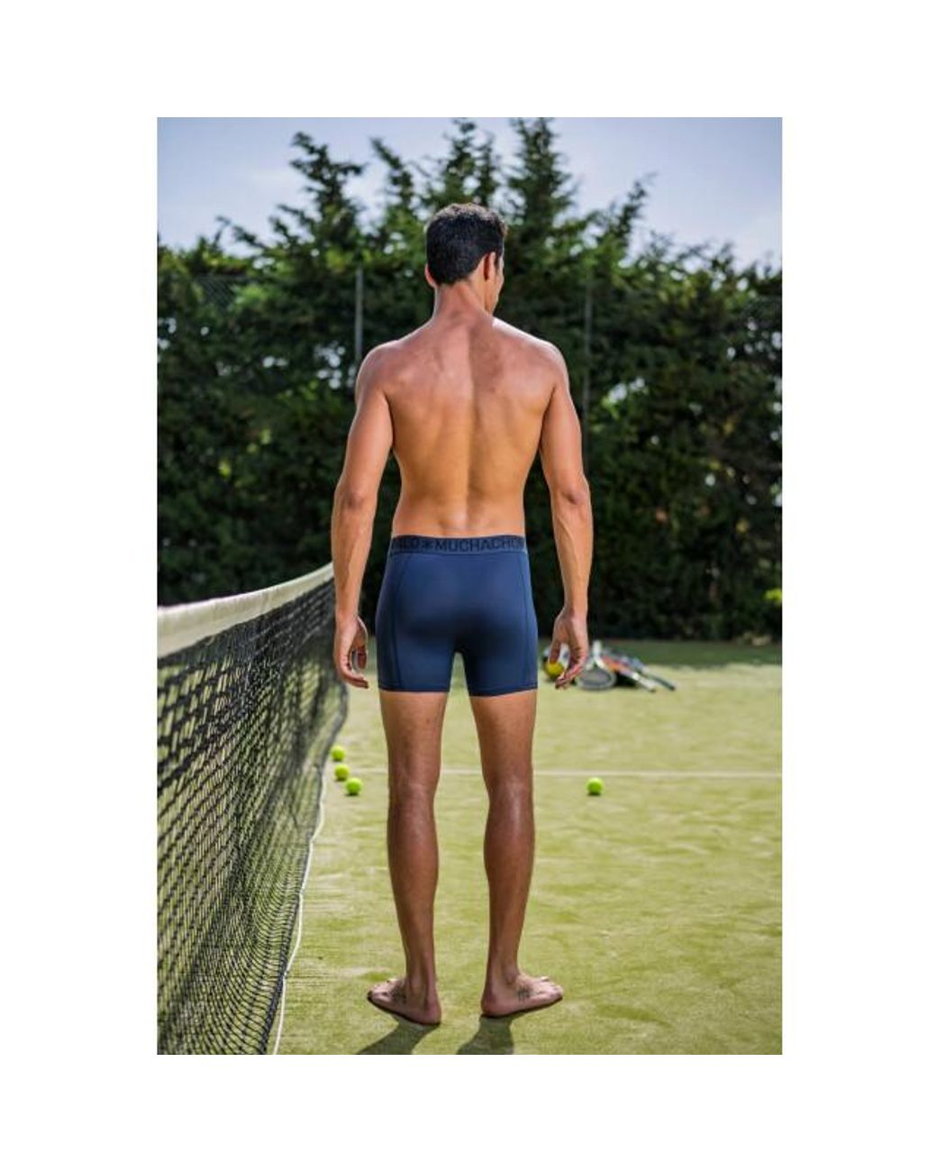 MUCHACHOMALO 2-Pack Boxershorts Microfiber in het Blue voor heren